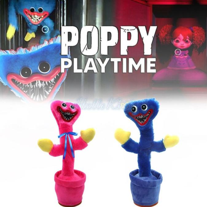 Mainan Boneka Dancing cactus Doll POPPY PLAYTIME HUGGY WUGGY USB