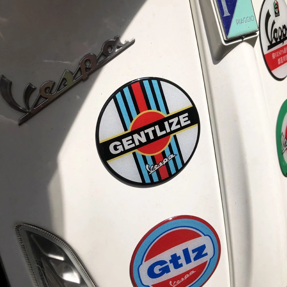 Stiker Magnet Reflektif 3d Dapat Digunakan Kembali Untuk Vespa Gts Gtv Lx Lxv Sprint 50 125 150 200 250 300ie