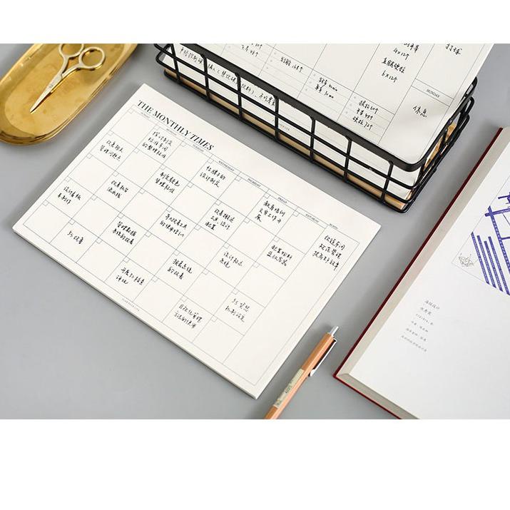 

@NEW#i|⭐ The Times Weekly Monthly Planner Memopad⭐makasi.ya
