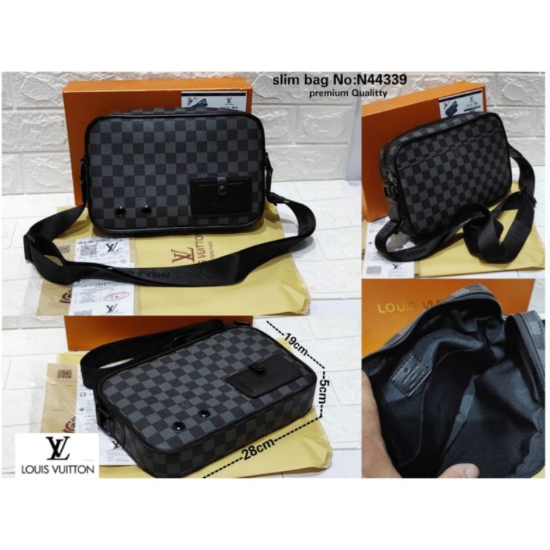 Tas Selempang LV Damier Crossbody Bag Premium Quality