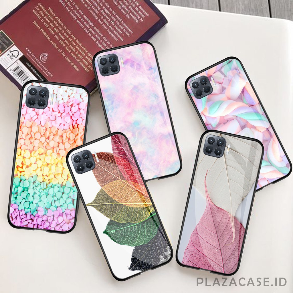 Softcase Glass Kaca [K63] for RENO 4F V20 V20 SE REDMI 9C A53 C17 RENO 4 REALME 7i Y30 Y50 A31 A73