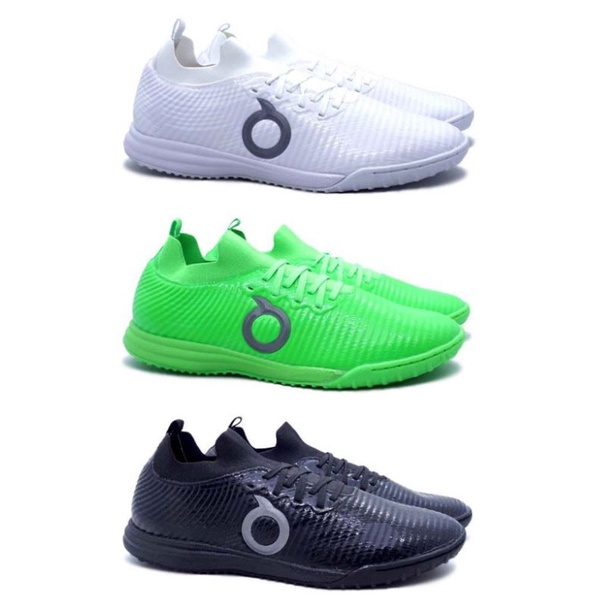 Sepatu Futsal Ortuseight Catalyst Quiver IN Black.green.White