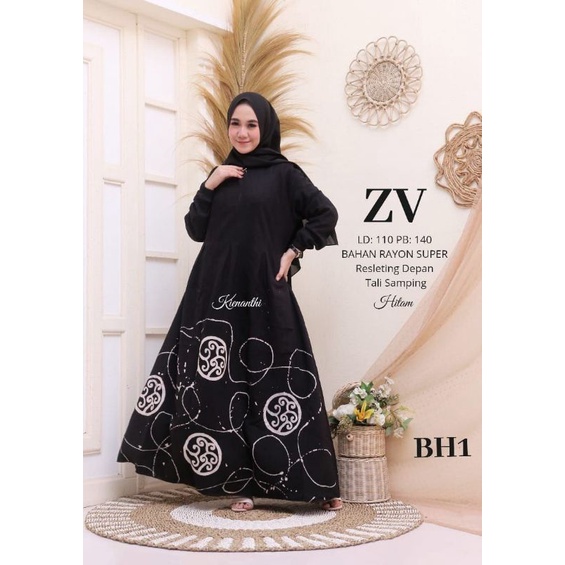 daster zv bahan rayon super LD 105-110