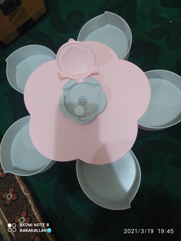 Toples Bunga Mekar/ Candy Tray/ Toples Permen