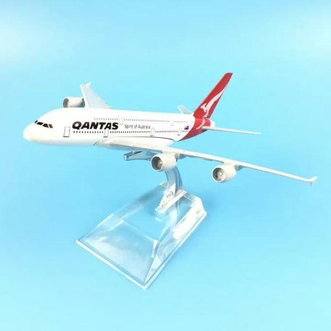 Promo Diecast Pesawat Qantas Airlines - Miniatur Die Cast Plane