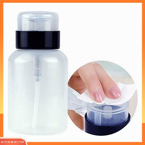 (ONWO) Botol Kosong Penyimpanan Aseton Pembersih Kutek UV Gel