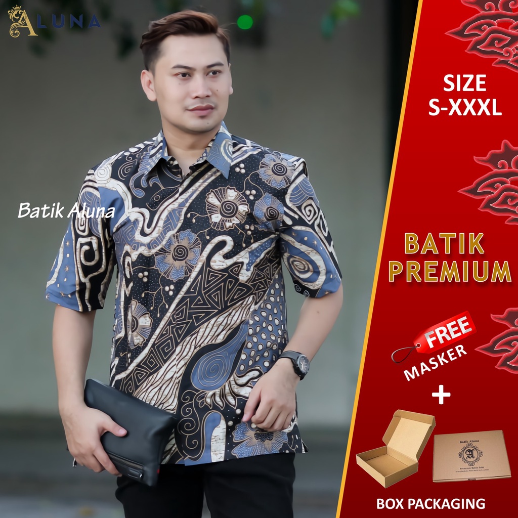 TERLARIS.!! BAJU BATIK PRIA LENGAN PENDEK KEMEJA BATIK PRIA KEREN MODERN BATIK COWOK KEKINIAN PD 022