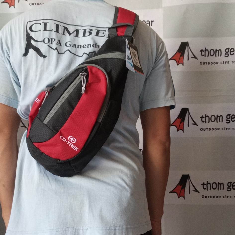 Ready Sling Bag Outdoor Tas Selempang Co-Trek Cotrek Adventure Seri Stones Material Polyester Dinir