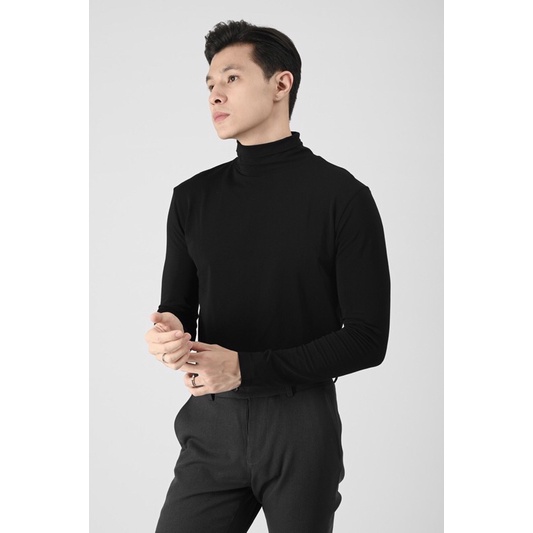 TURTLENECK MALE.ID | HEYMALE TURTLENECK COOLTYS BLACK (SIZE S, M, L)