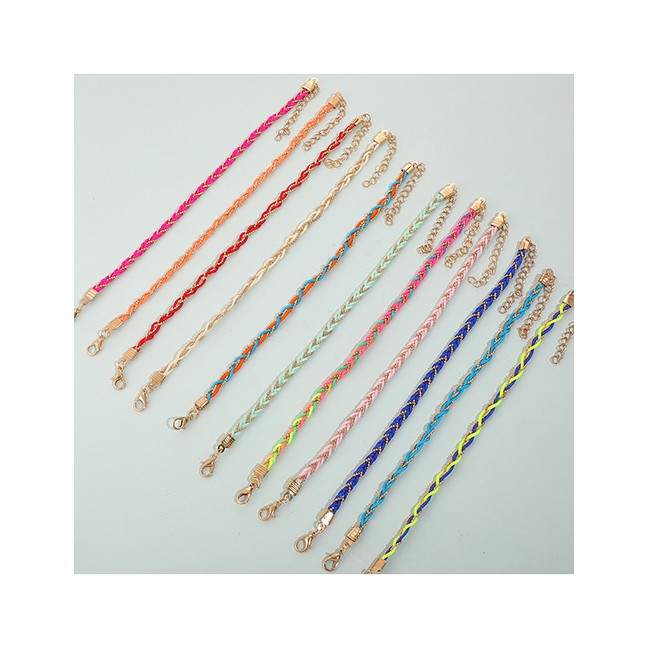 LRC Gelang Fashion Woven Twist Bracelet Single D61335