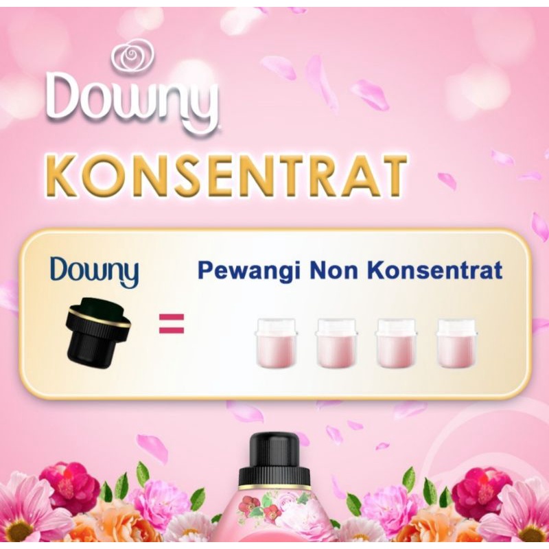 900ML DOWNY PREMIUM KONSENTRAT 550ML PELEMBUT DAN PARFUM PEWANGI PAKAIAN ADORABLE FRESH BOUQUET 550ml PURE COTTON LOVE