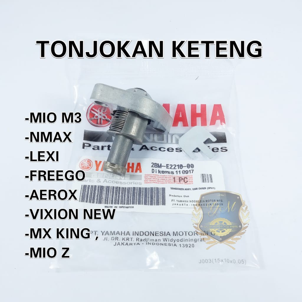 ORIGINAL SETELAN OTOMATIS TENSIONER TONJOKAN KETENG YAMAHA MIO M3 NMAX LEXI VIXION FVL MX KING SOUL 