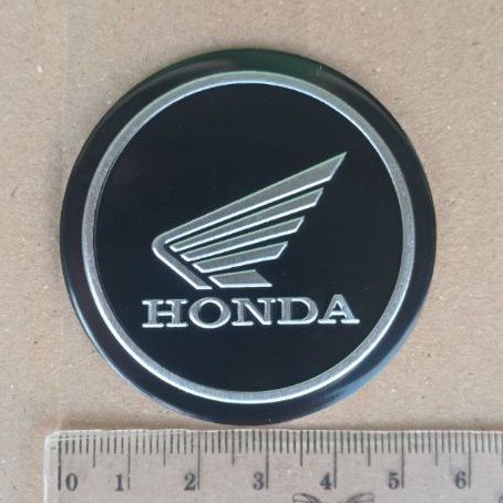 Stiker 3D Logo Emblem Yamaha Honda Metal Aluminium