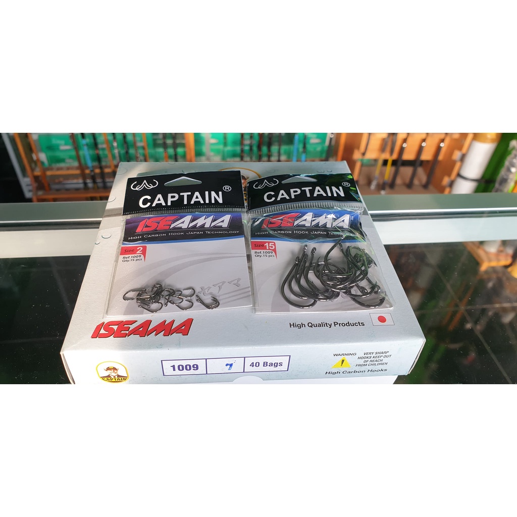 Mata Kail Captain Isema 1009 Bahan Carbon Asli Original 100%