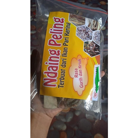 Dendeng Ikan Pari (Ndaing Peling Ikan Pari)