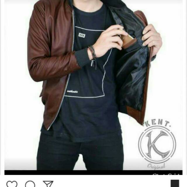 Jaket Bomber Coklat / Jaket pria murah