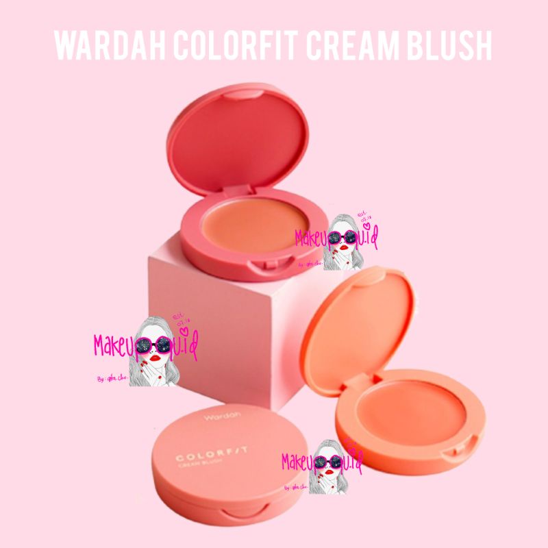 Wardah Colorfit Cream Blush / wardah colorfit blush on / wardah cream blush / wardah blush on / ward