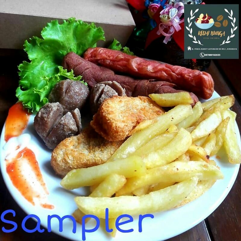 

SAMPLER FAVORIT (BAKSO-NUGET-SOSIS-KENTANG)