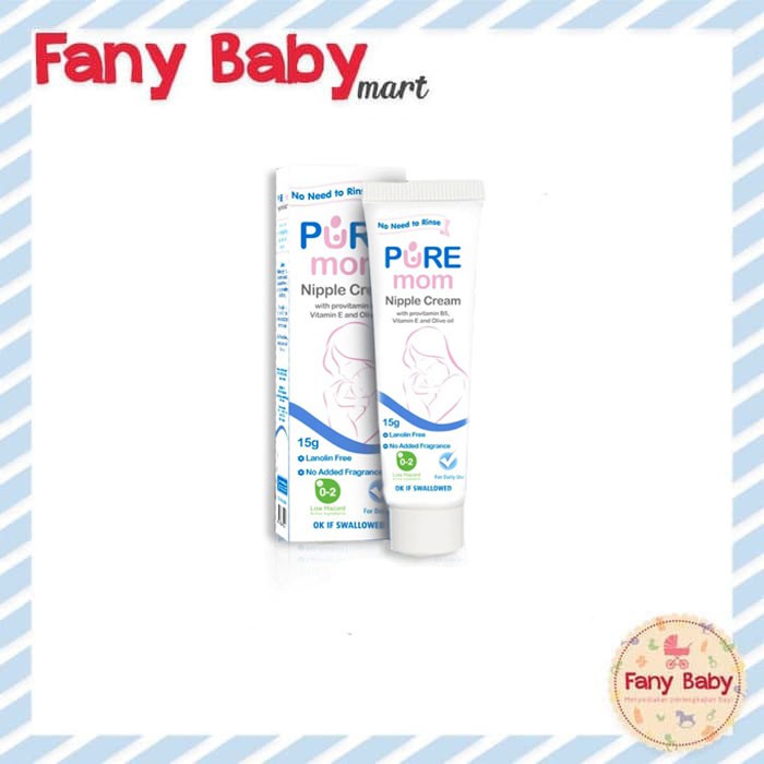 PURE MOM NIPPLE CREAM 15GR