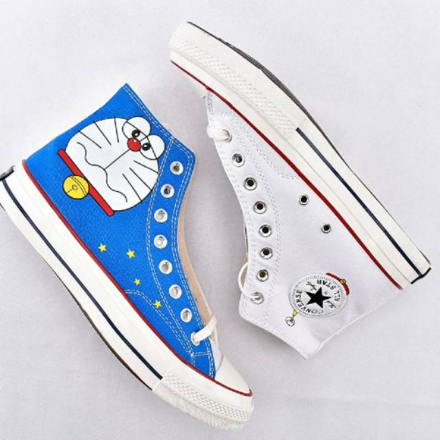 Sepatu sneakers converse 70's high Doraemon