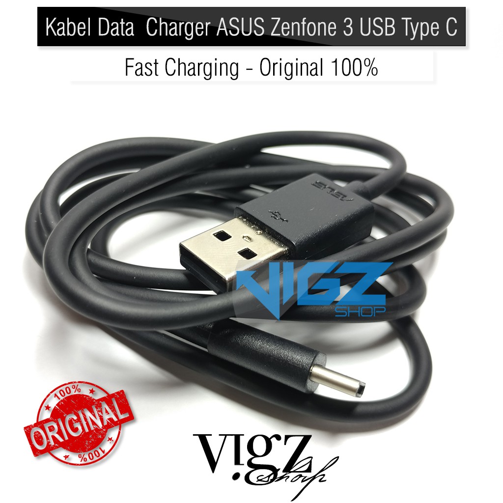 Kabel Data / Charger ASUS Zenfone 3 USB Type C Fast Charging Original 100%