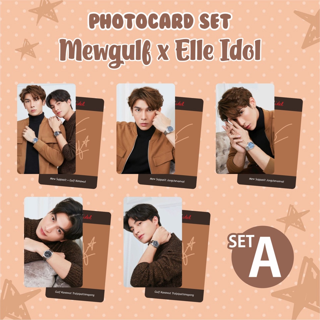 PHOTOCARD SET MEWGULF X ELLE IDOL