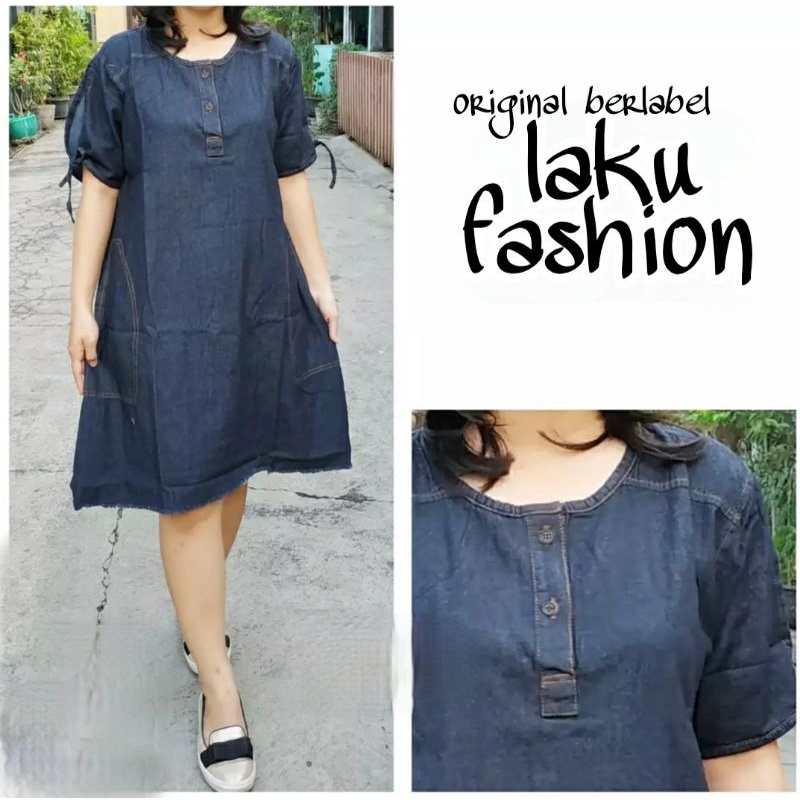 tunik jeans wanita model terbaru| Tunik jeans| tunik jeans wanita| Pakai Wanita| Fashion Muslim