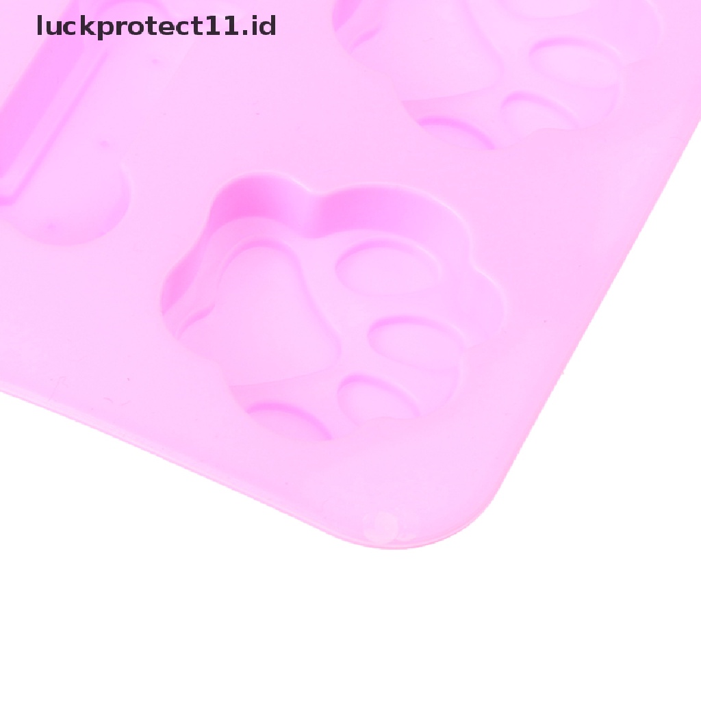 //HG&amp;ID// Silicone Baking Mold Dog Bone Dog Footprint Cake Mold Food Grade Baking Mould .