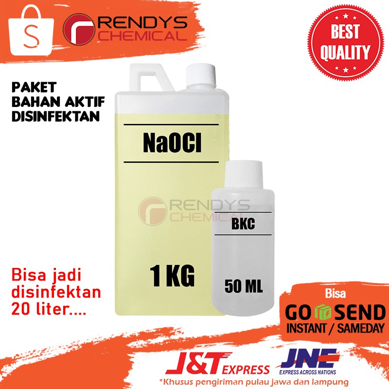 Paket Hemat Bahan Aktif Disinfektan / Desinfektan / Cairan Disinfektant