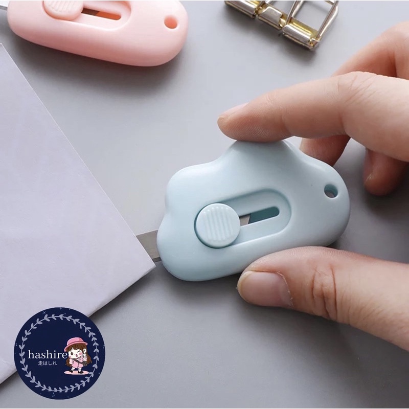 Mini Cutter Cloud Shape|| Cutter Kecil || Cutter Kecil for School and Art Safety Cutter