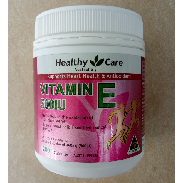 Dijual  Healthy Care Vitamin Vit E 500 iu 500iu 200 Kapsul  Berkualitas