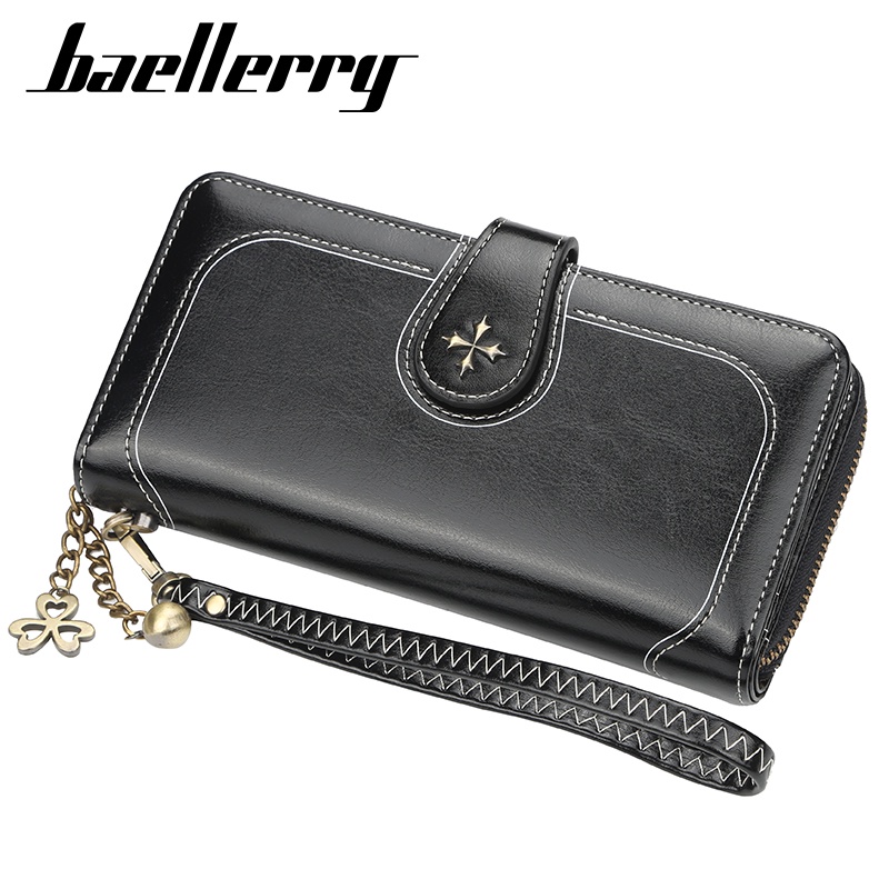 BAELLERRY N1813 Dompet Wanita Panjang Bahan Kulit PU Leather Premium WATCHKITE WKOS