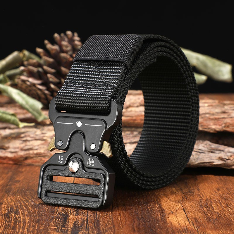 Ikat Pinggang | Sabuk Tactical Military Men Belt Bahan Canvas Panjang 125cm