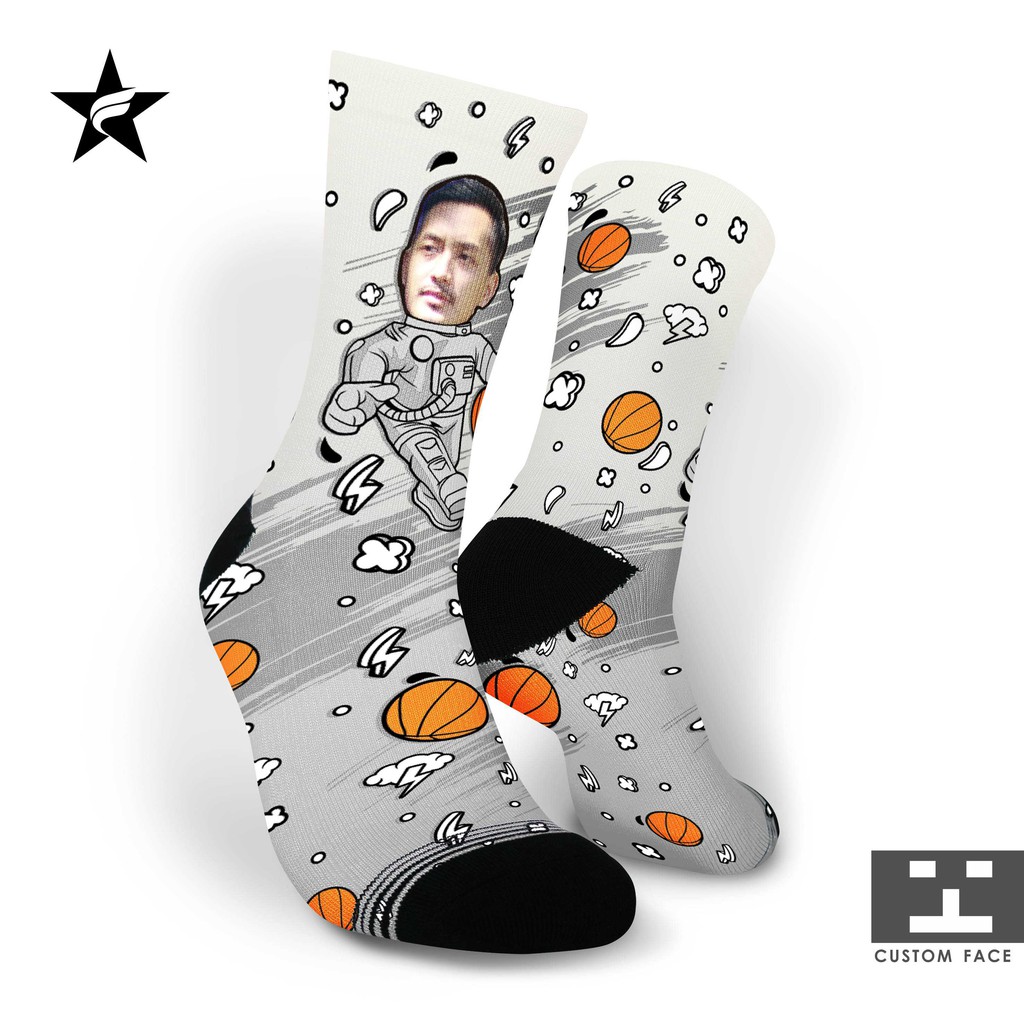 Custom Kaos Kaki Wajah - Starfight Indonesia