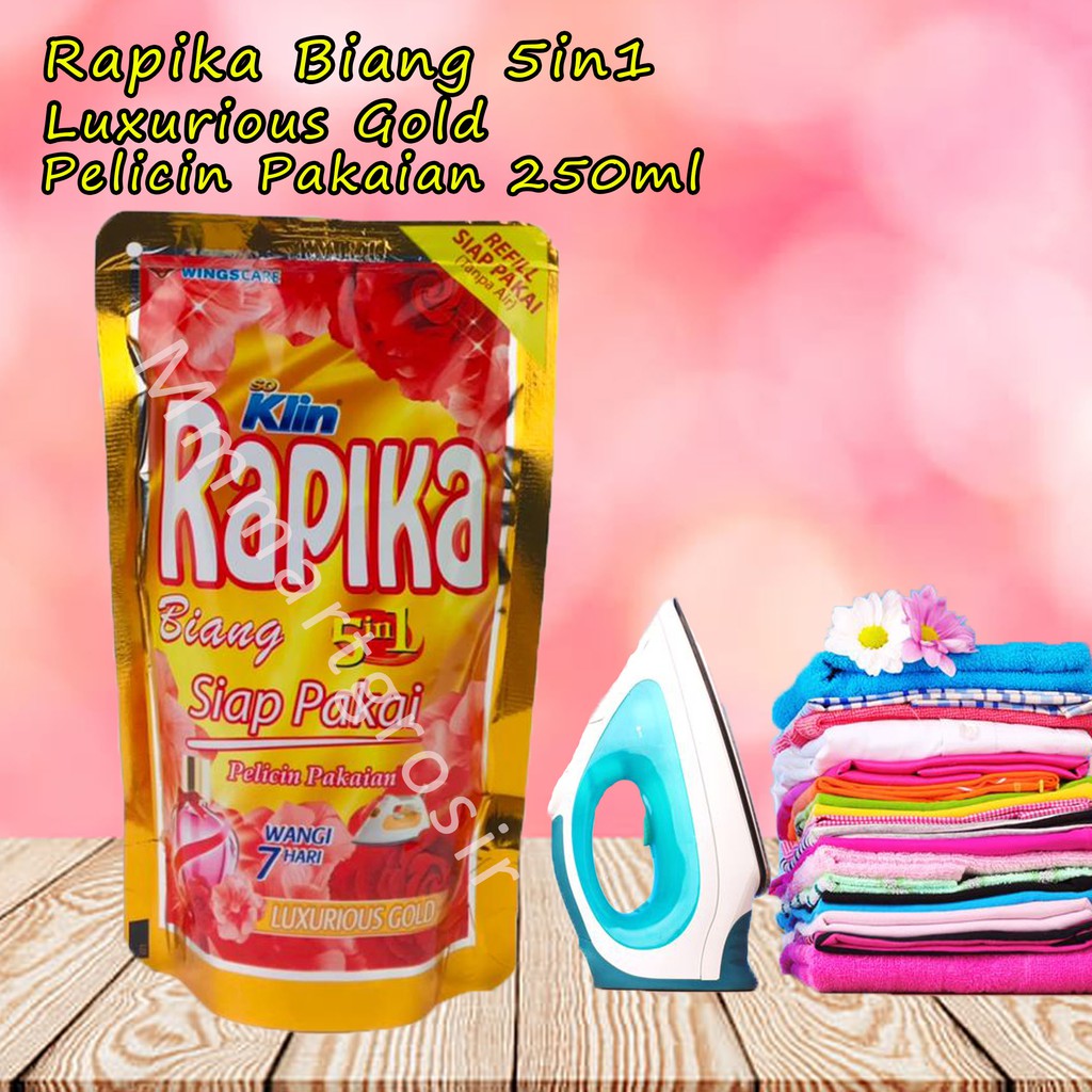 Rapika Biang 5in1 / Pelicin Pakaian / Luxurious Gold / 250ml