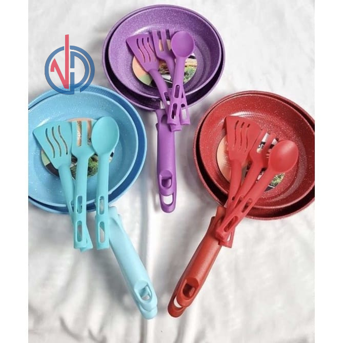 FRYPAN SET 2 PCS RAISA WARNA TEFLON PENGGORENGAN ANTI LENGKET FREE BUBBLE VD