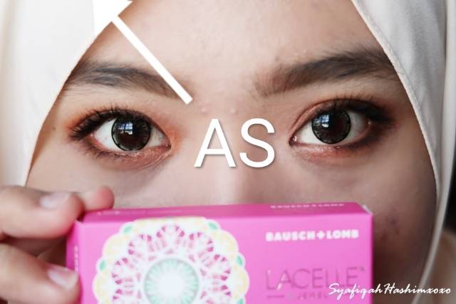 Lacelle Bausch and lomb color ready normal minus softlens diameter kecil 14 mm lembut cocok mata