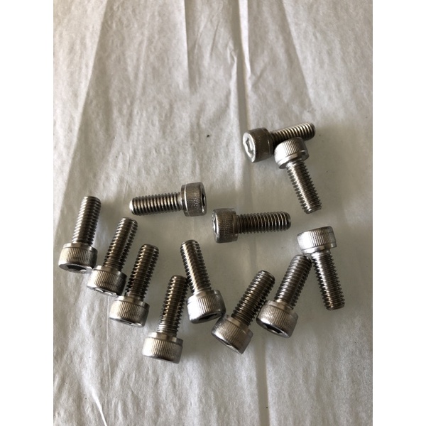 Baut L stainless 6x15