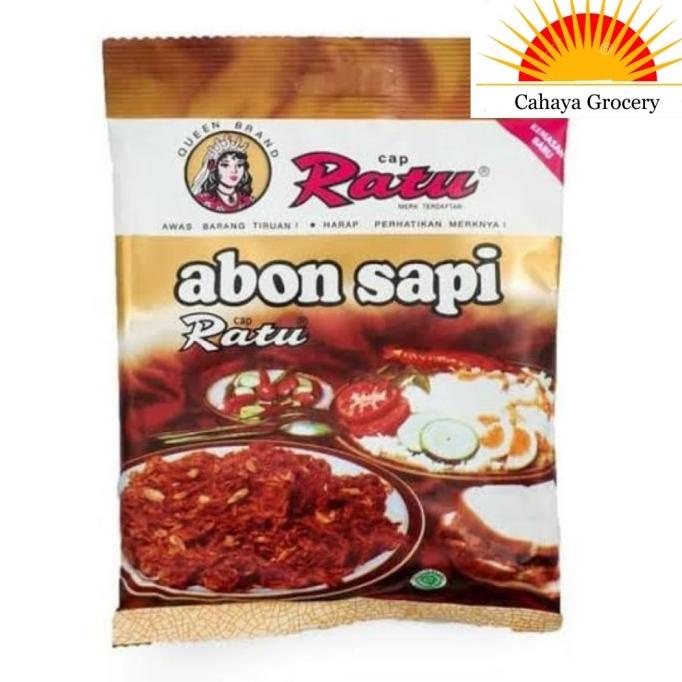 

Abon Sapi Cap Ratu 100 Gr X 10 Pcs ---Terbaru---