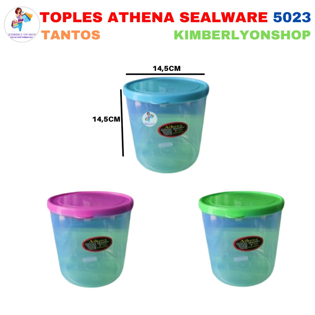 Kimberlyonshop Toples Plastik Athena Sealware 1,5 Liter 5023 Tantos