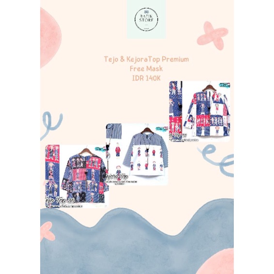 Batik Klaten - TEJO & KEJORA TOP (Premium)