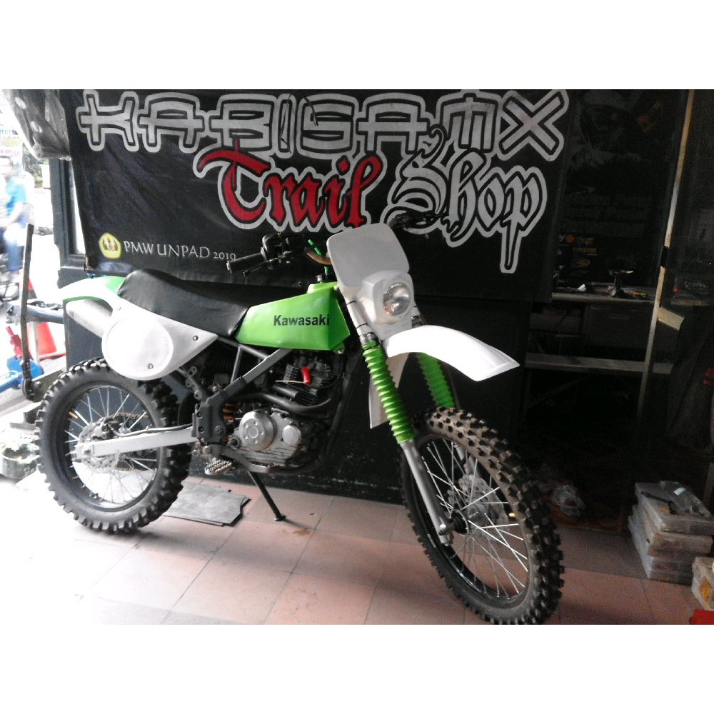 body trail pnp klx model kx125 jadul vintage tangki jok besi body trail jadul vintage