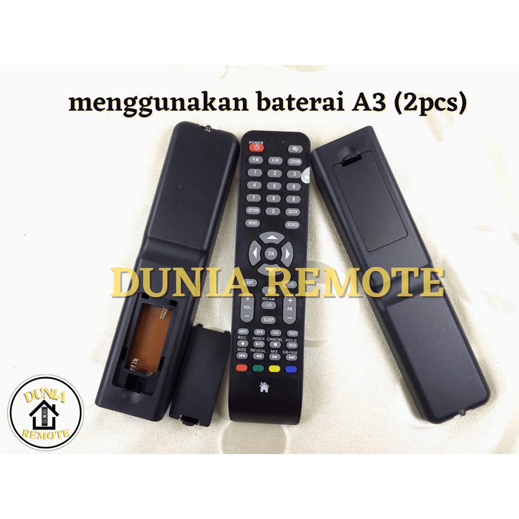 Remot / Remote TV COOCAA LCD LED Bentuk Panjang tanpa setting langsung dapat digunakan