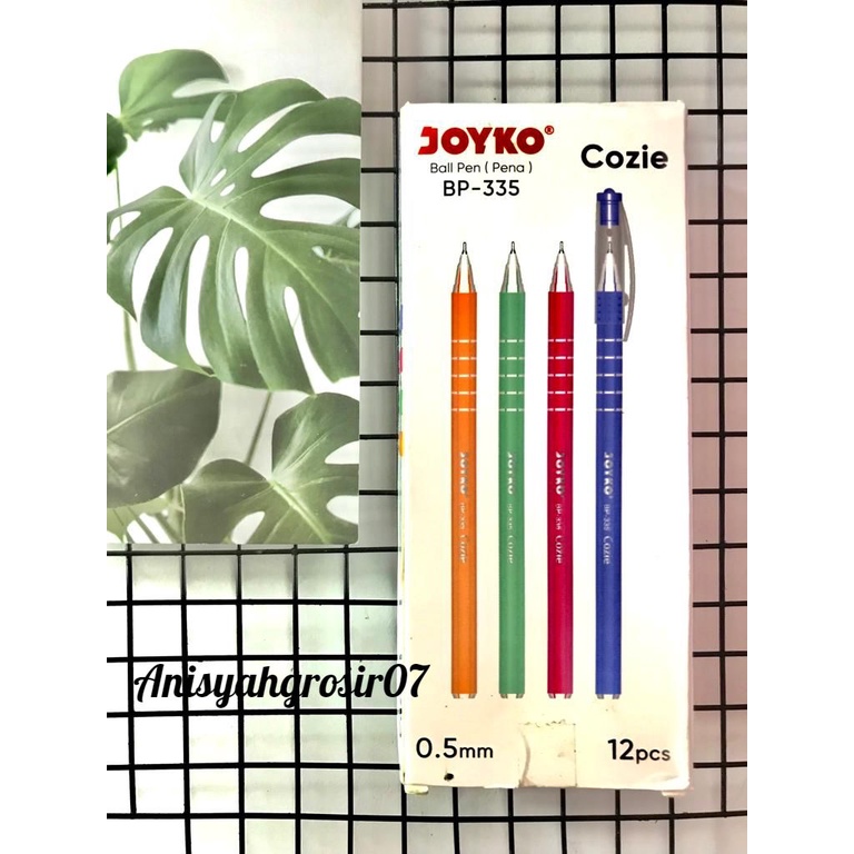

(SATUAN) BEST SELLER Pulpen Bulpen Bolpoin Joyko Cozie 0.5 mm Hitam
