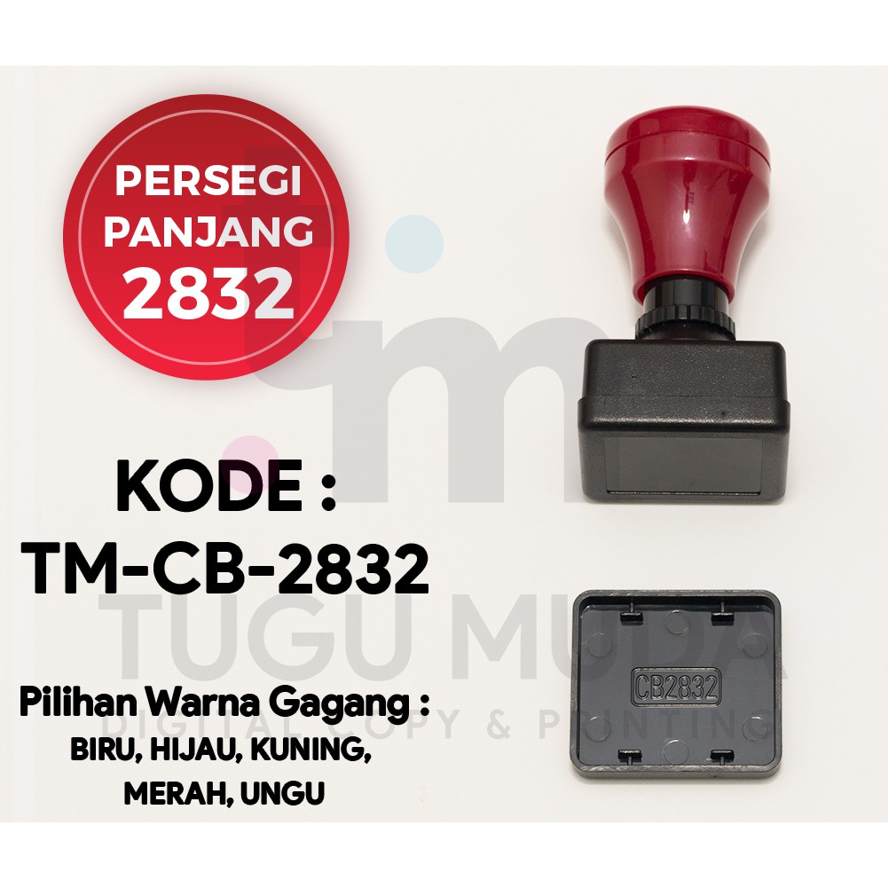 

GROSIR Gagang Stempel Flash PERSEGI PANJANG 2832 (28x32mm) -TM-CB-2832