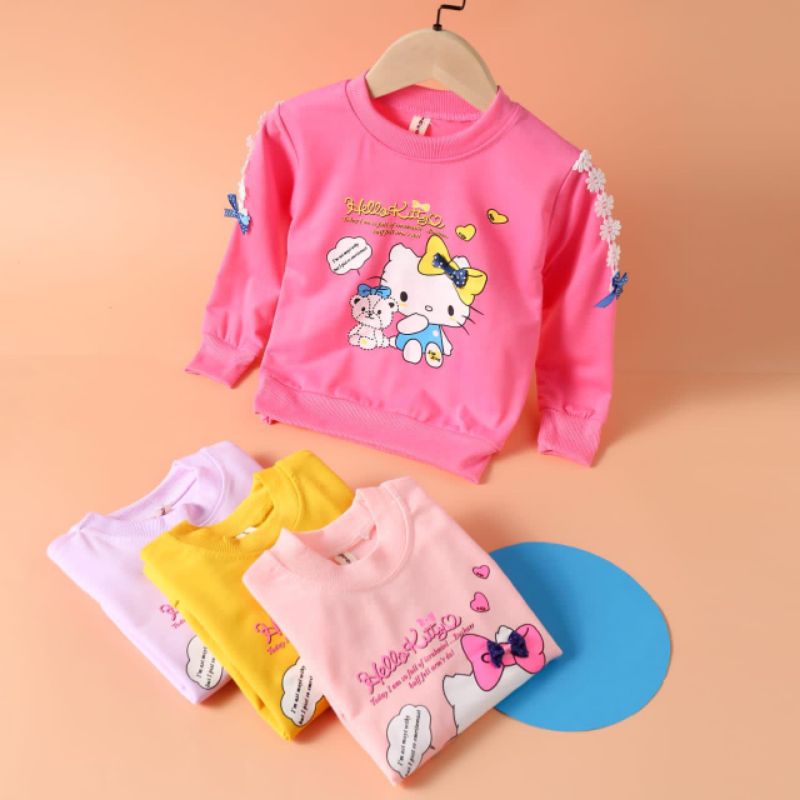 ￼Switer Anak Import 6-12Tahun/Kaos Anak Tangan Panjang/Sweater Anak Perempuan Import