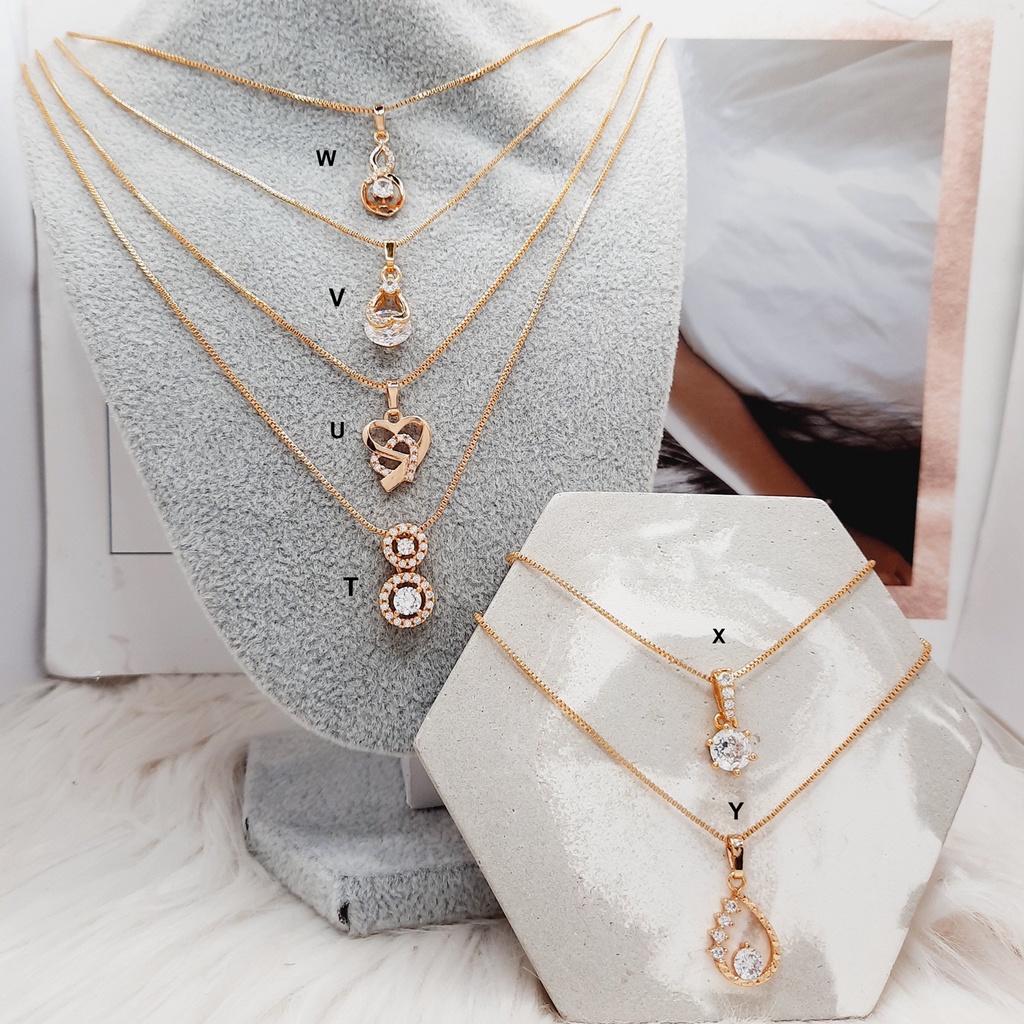 Perhiasan Kalung Xuping Wanita Lapis Emas Gold 45cm - BN280