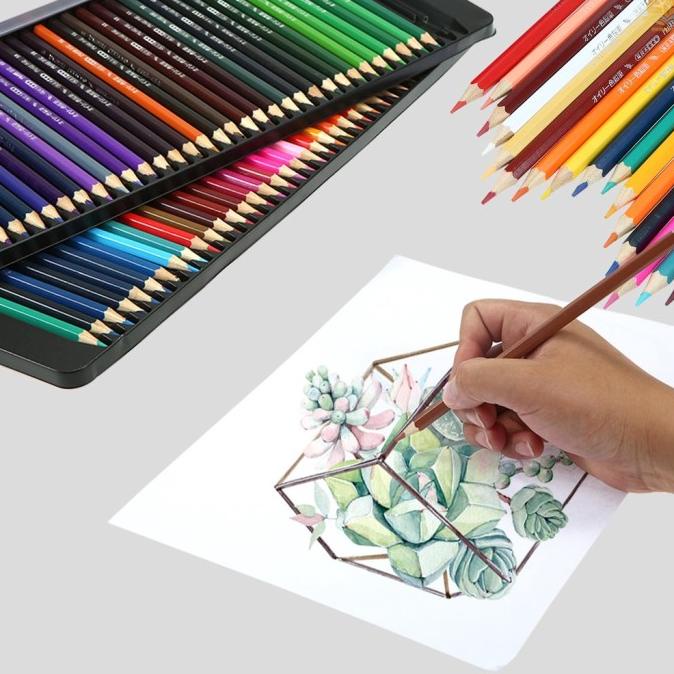 

TRES PROFESSIONAL 72 COLORED PENCILS SET ART OIL COLOR PENCILS WITH YHJTY54654