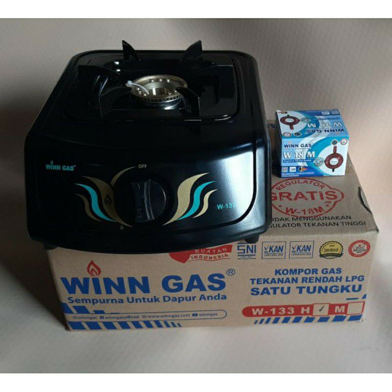 Winn Gas  ,  W  133   ,W 188  Win Gas  , Kompor Gas  1 tungku