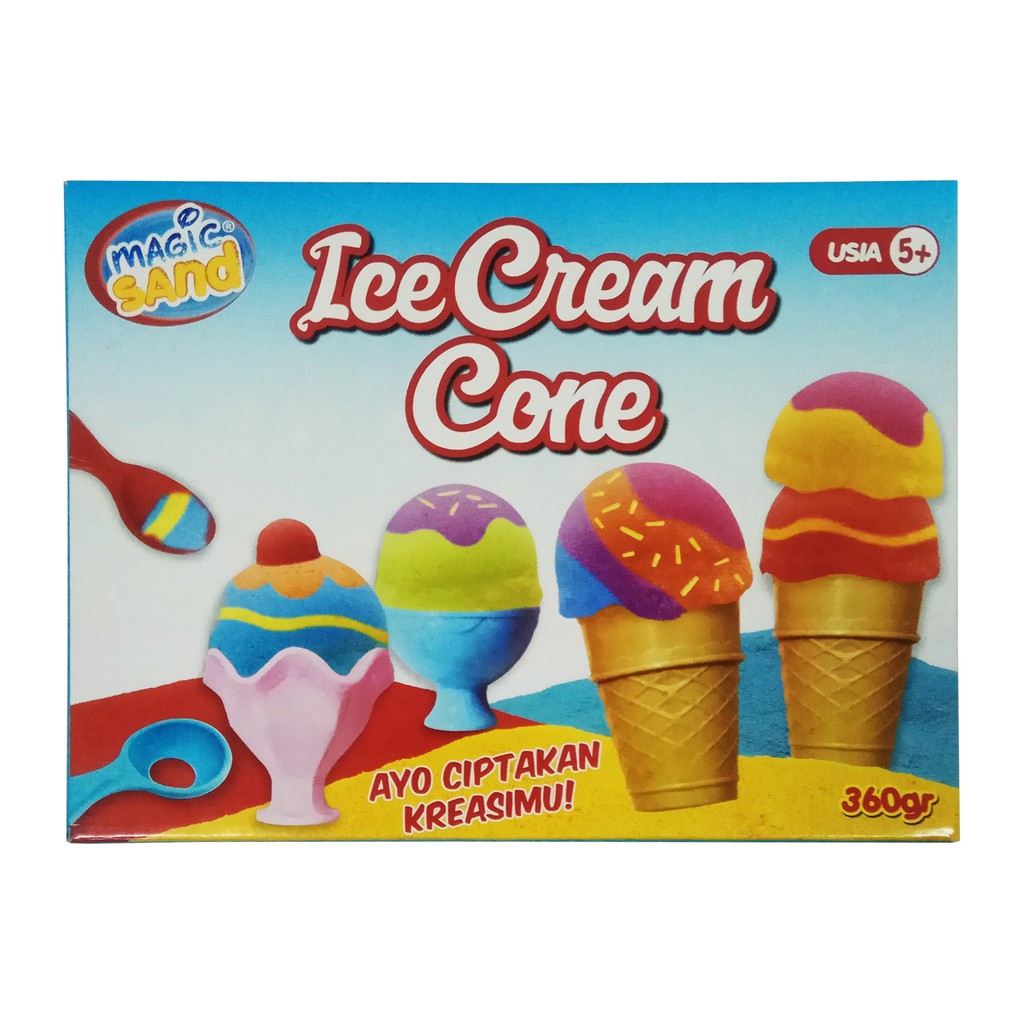 Cotton Magic Sand  Ice Cream Cone 400gr